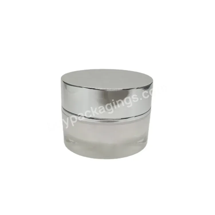 50g Cosmetic Cream Jar 50g Luxury Double Wall Acrylic Cream Jar