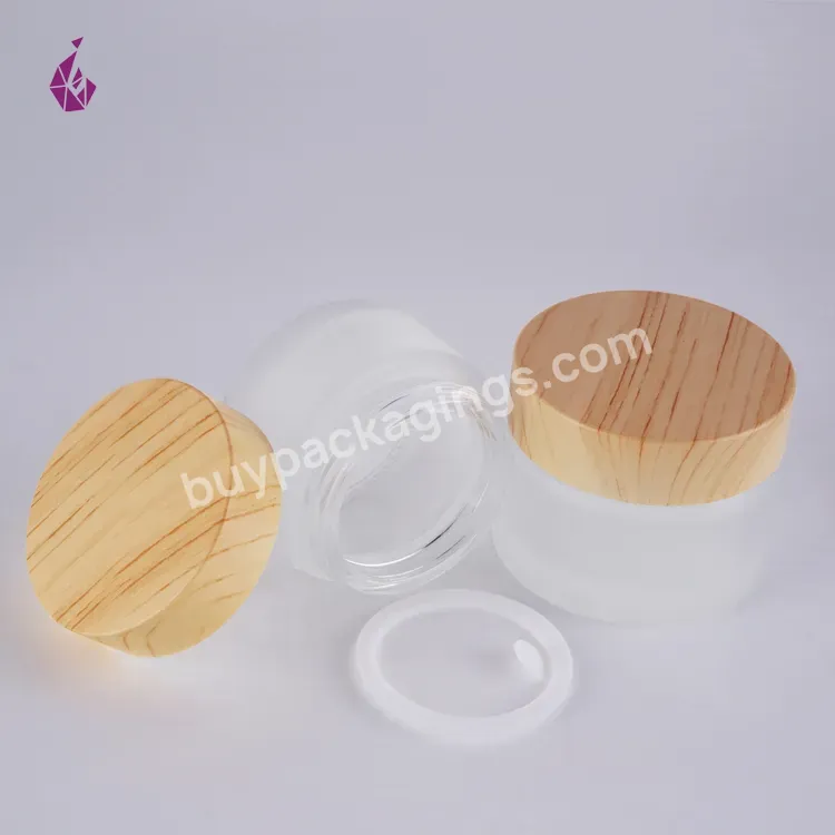 50g Empty Cream Cylindrical 5g Mini Dome Body Scrub Skincare Container Glass Jar - Buy Bamboo Glass Jar,Small Cosmetic Jars,Clear Cosmetic Jars.