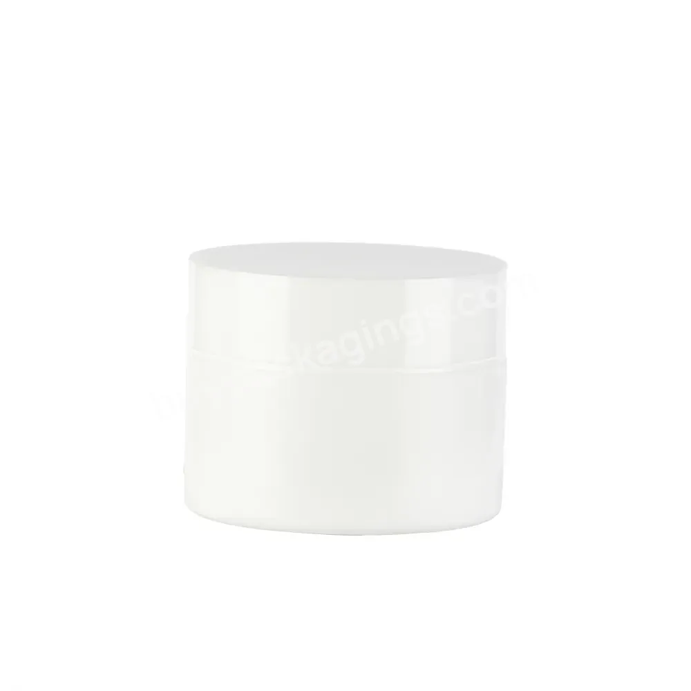 50g Empty Cream Jar Cosmetic Jar Makeup Container Round Refillable Bottle Skincare Neck Cream Packaging Plastic Box