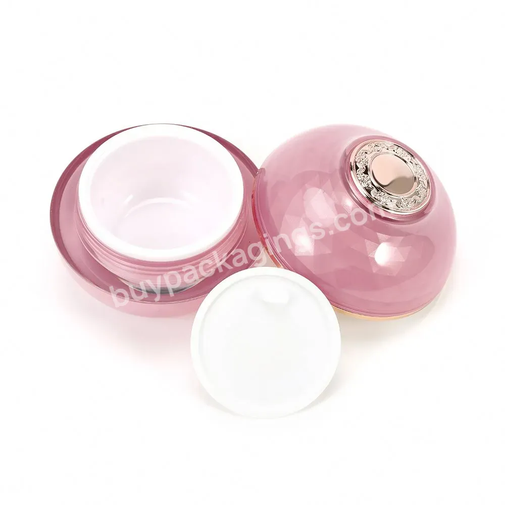 50g Multicolor Light Luxury Cream Jar Cosmetic Packaging Empty Container Onion Shape Plastic Face Cream Jar