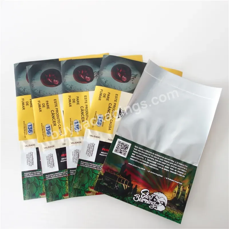 50g Tobacco Rolling Smoking Pouch With Glue Stripe Smoking Rolling Bag/tobacco Bags