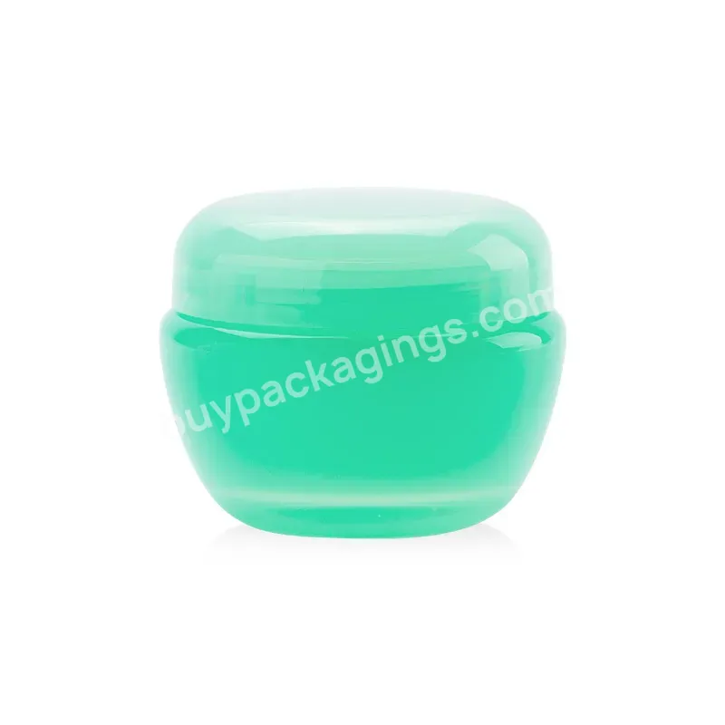 50g Transparent Green Mushroom Shaped Baby Face Cream Jar