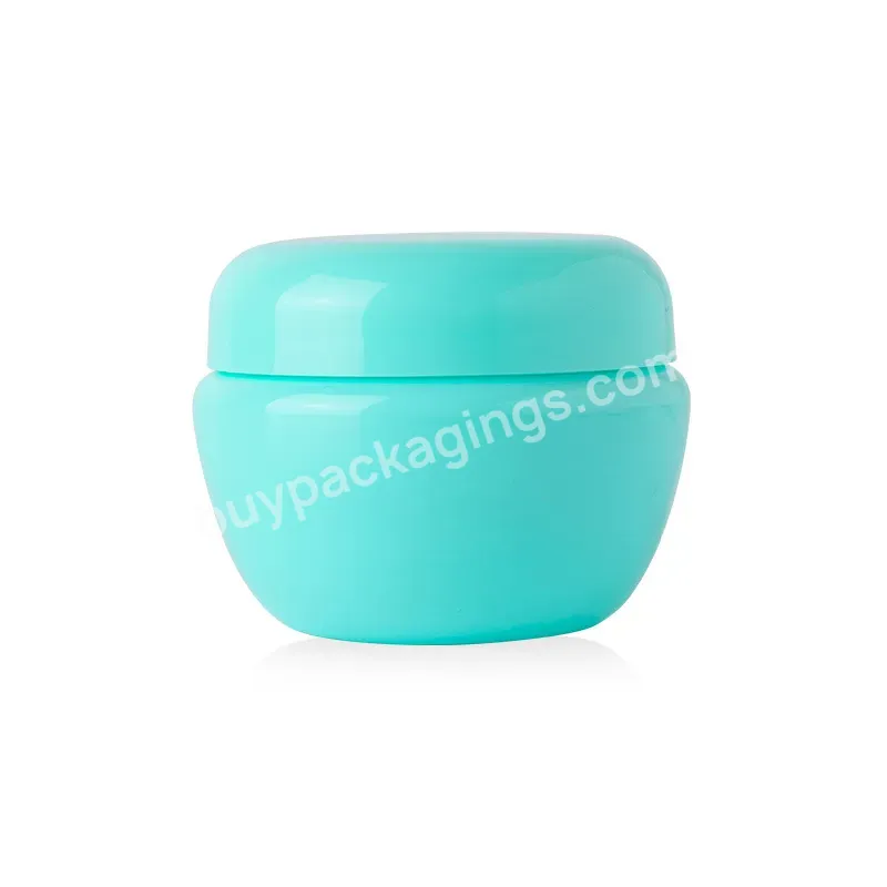 50g Transparent Green Mushroom Shaped Baby Face Cream Jar