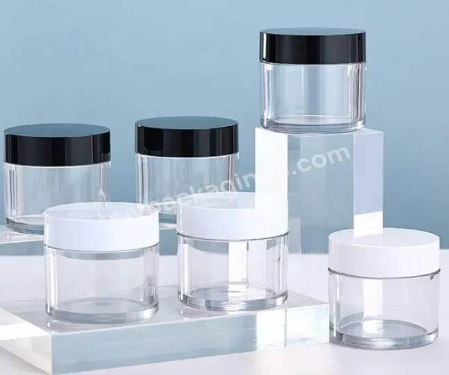 50g Transparent Pet Plastic Jar Cream Container With Lid