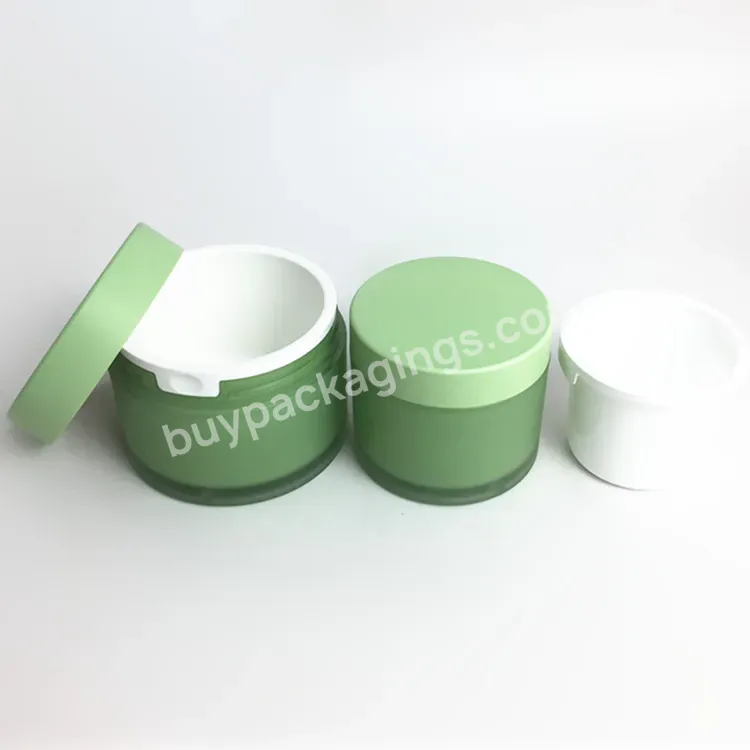 50g,100g,240g Double Wall Pcr Refillable Hair Gel Empty Face Cream Cosmetic Jar