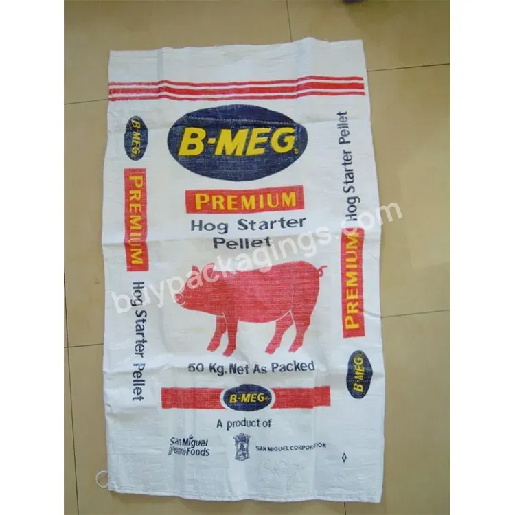 50kg 25kg 20kg 10kg 5kg Pig Poultry Feed Bag Woven Sacks