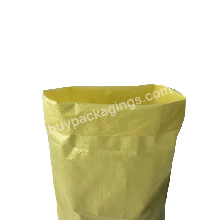 50kg Custom Laminated Printed Pp Woven Rice Fertilizer Sack Bag