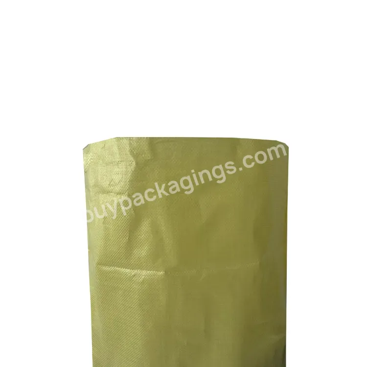 50kg Custom Laminated Printed Pp Woven Rice Fertilizer Sack Bag