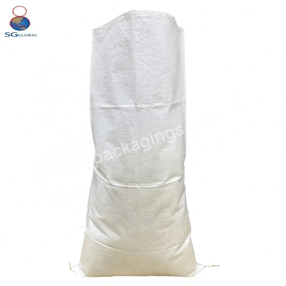 50kg Empty Transparent Window Pp Woven Rice Bag 10kg 25kg Dimensions Factory Directly Sale