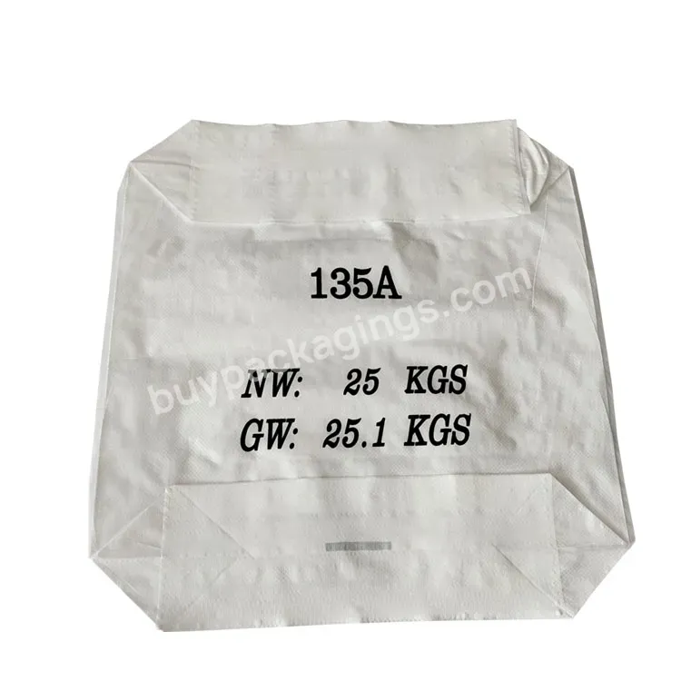 50kg Pp Woven Cement Bag With Pe Valve 25kg Bag For Cement Packing
