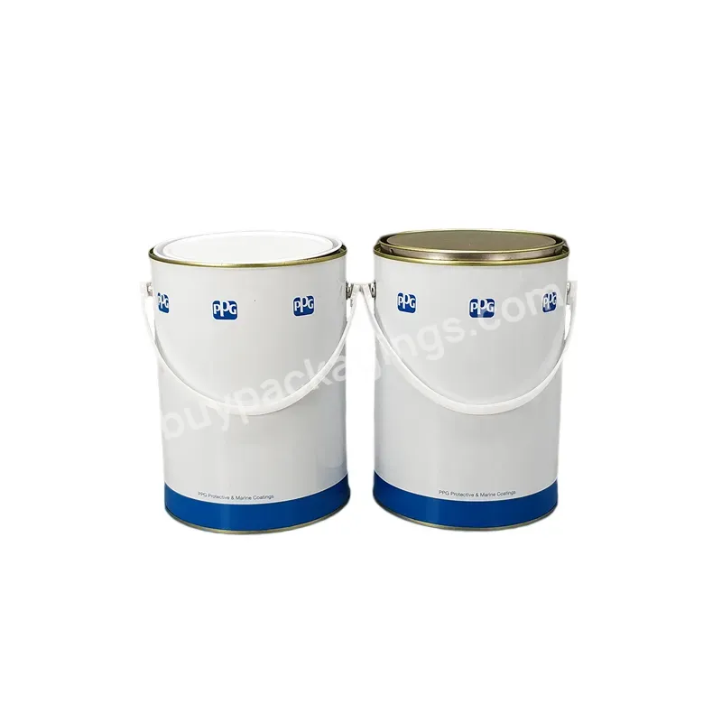 50ml-1000ml Small Empty Round Metal Paint Tin Can With Lids Tin Can 1pint 1gallon