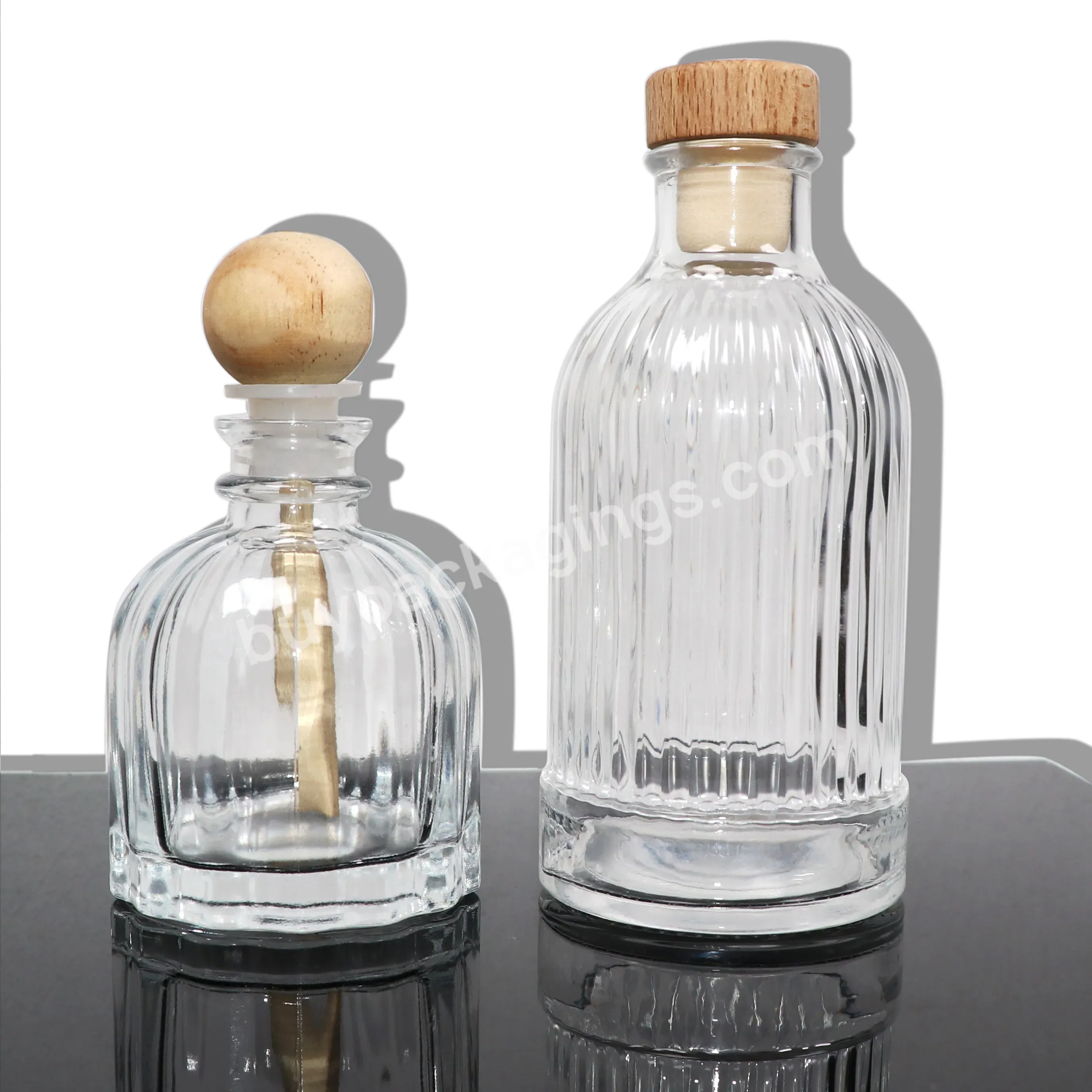 50ml 100ml 120ml Empty Refillable Glass Aromatherapy Diffuser Bottle Fragrance Storage Container