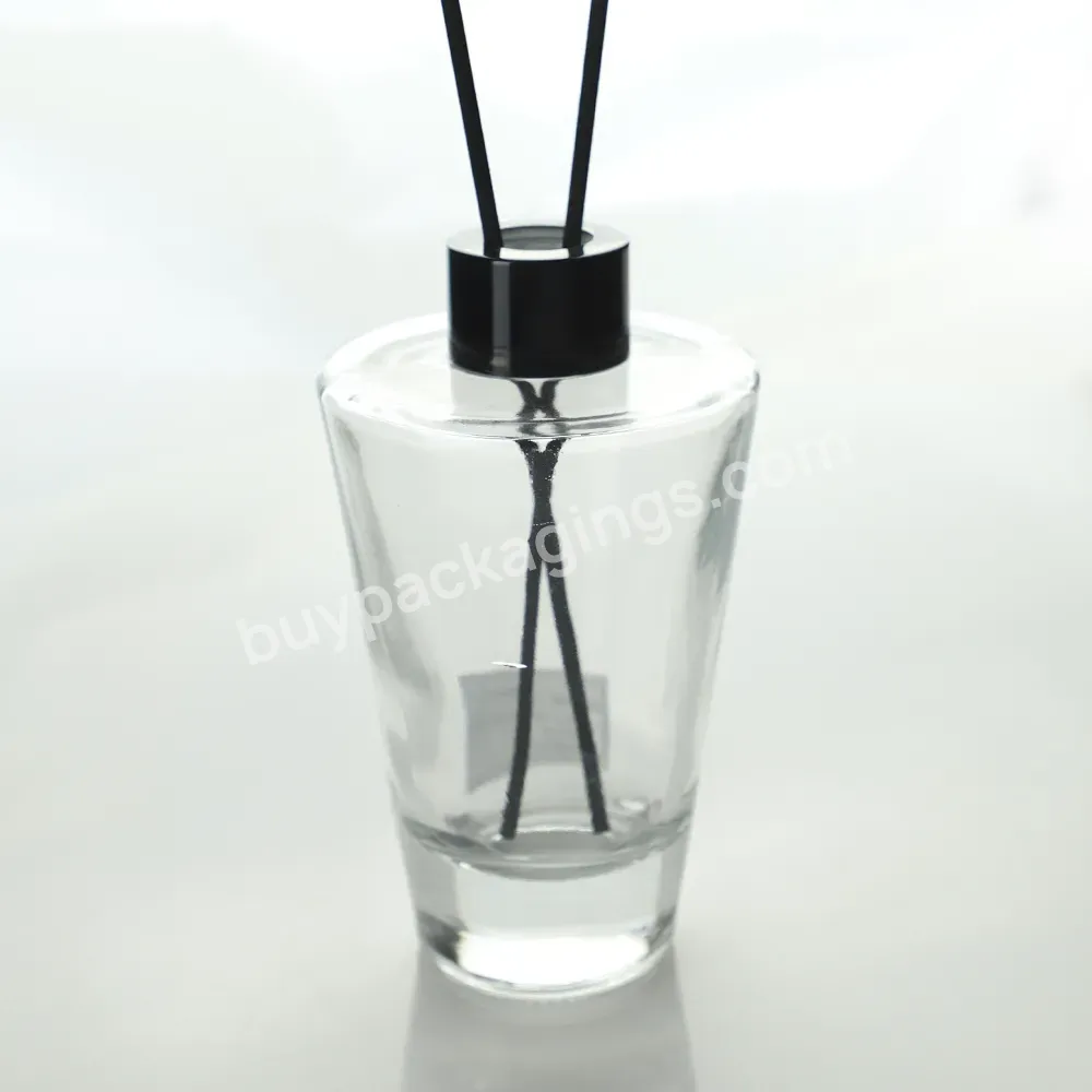 50ml 100ml 130ml 150ml 170ml 200ml Round Wide Mouth Empty Reed Aroma Diffuser Glass Bottle Empty Bottle For Diffuser