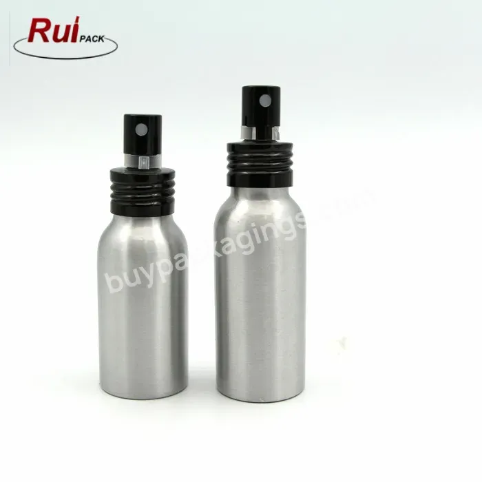 50ml 100ml 150ml 200ml 300ml 500ml 1000ml Empty Metal Aluminum Bottle For Cosmetic Oil Empty Perfume Aluminum Bottles