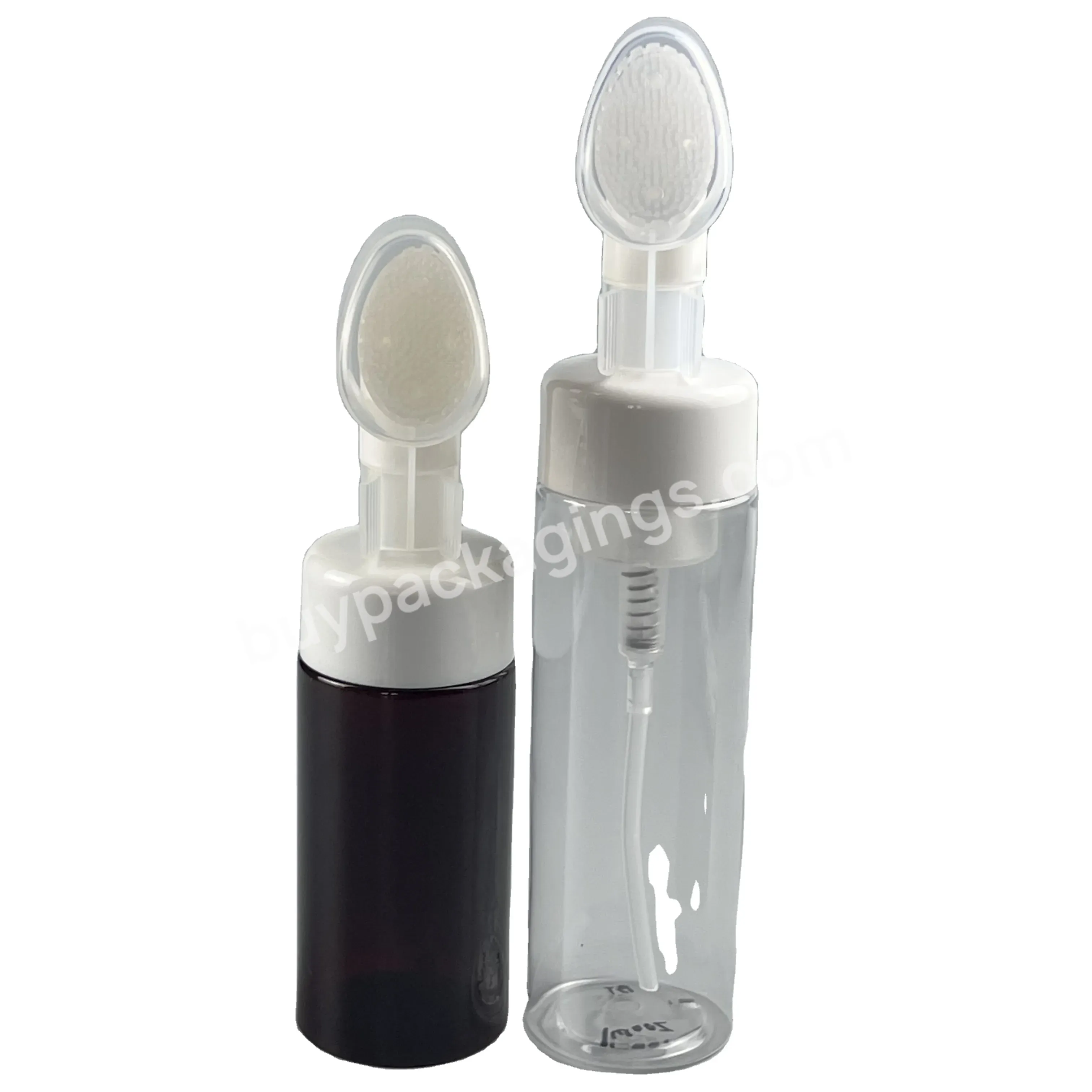 50ml 100ml 150ml Clear Pet Foaming Face Cleanser Plastic Bottle Soap Dispenser Foam Pump Bottle