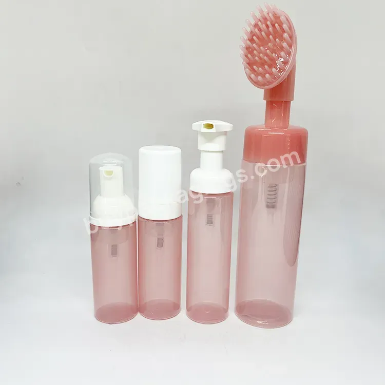 50ml 100ml 200ml Plastic Pink Color Hand Soap Dispenser Foamer Bottle Pump / Liquid Soap Wholesale Cosmetic Foam Bottle