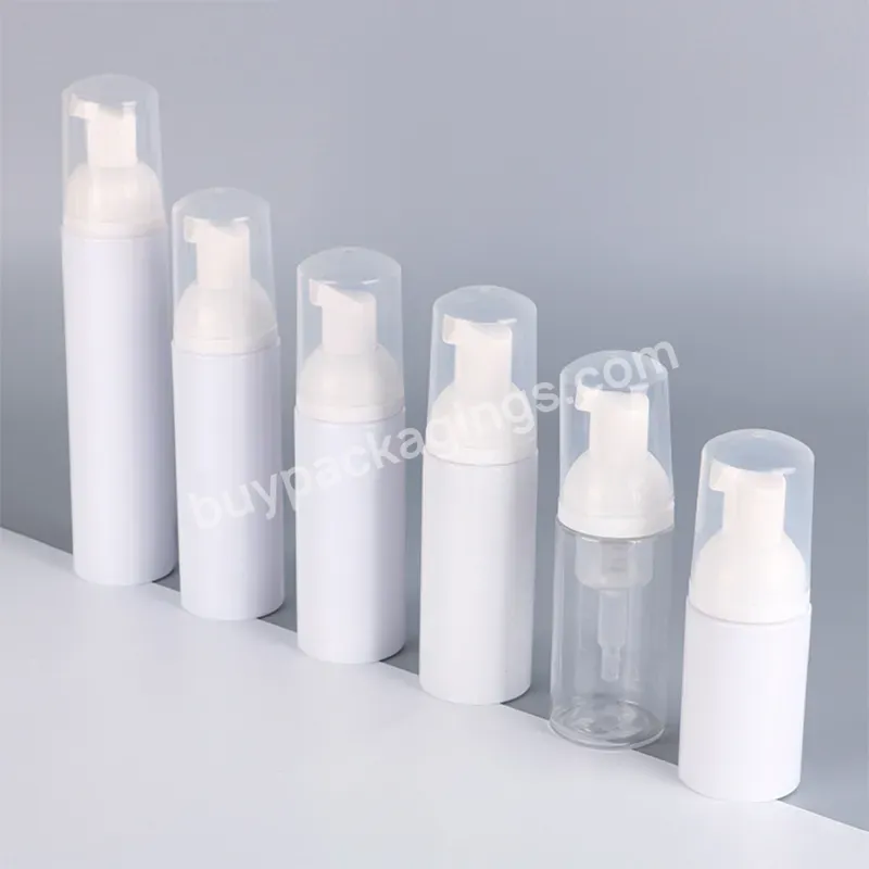 50ml 60ml 70ml 75ml 90ml 110ml Liquid Facial Cleanser Packing White Pet Foam Soap Pump Bottles 4oz Plastic Foam Bottle