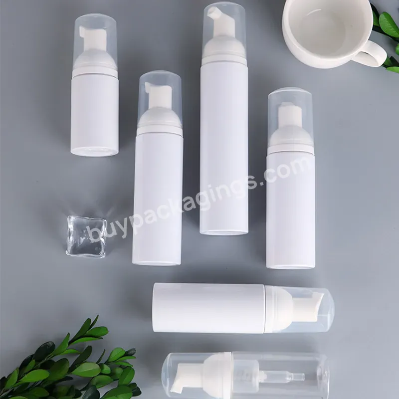 50ml 60ml 70ml 75ml 90ml 110ml Liquid Facial Cleanser Packing White Pet Foam Soap Pump Bottles 4oz Plastic Foam Bottle