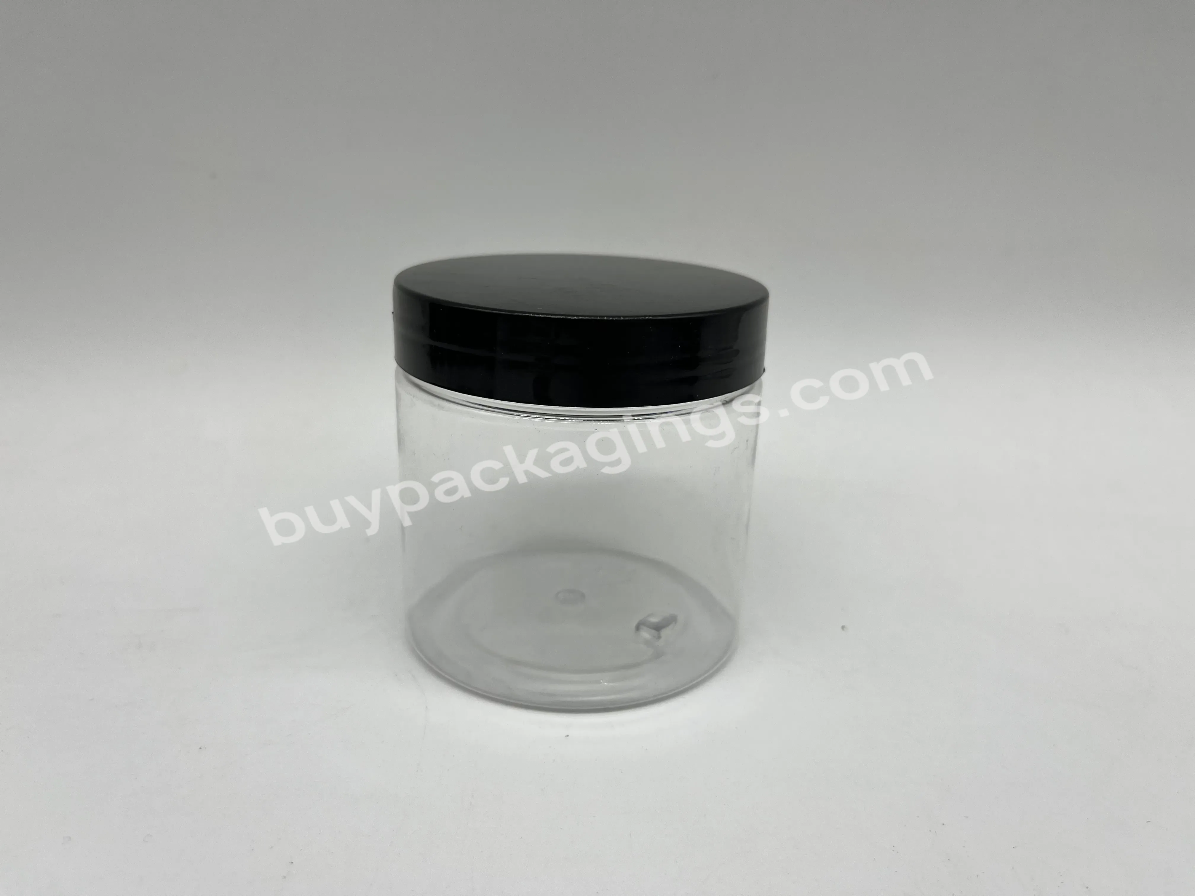 50ml 60ml 80ml Wholesale Empty Plastic Jar With Plastic Lid And Hand Pull Cover Wide-mouth Cream Bottle Storage Jar