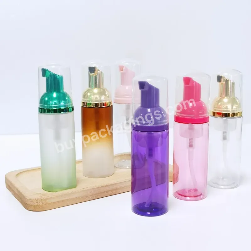 50ml 60ml Empty Facial Foaming Plastic Lash Shampoo Bottles Eyelash Extension Soap Foam Pump Cleanser Shower Foam Bottle