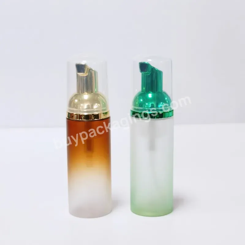 50ml 60ml Empty Facial Foaming Plastic Lash Shampoo Bottles Eyelash Extension Soap Foam Pump Cleanser Shower Foam Bottle