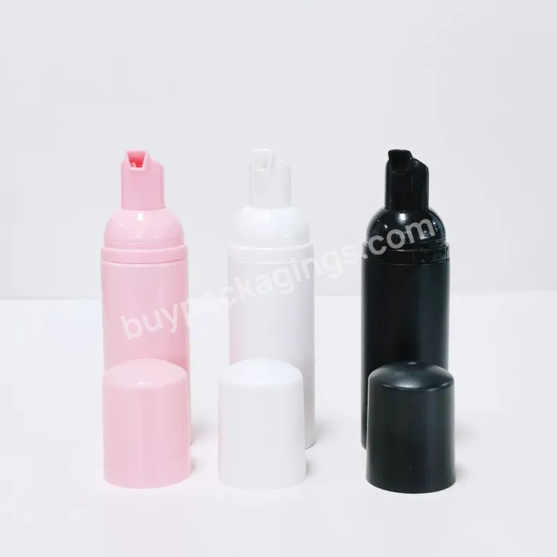 50ml 60ml Plastic Foam Pump Facial Foam Bottle Soap Cleanser Refillable Shampoo Bottles