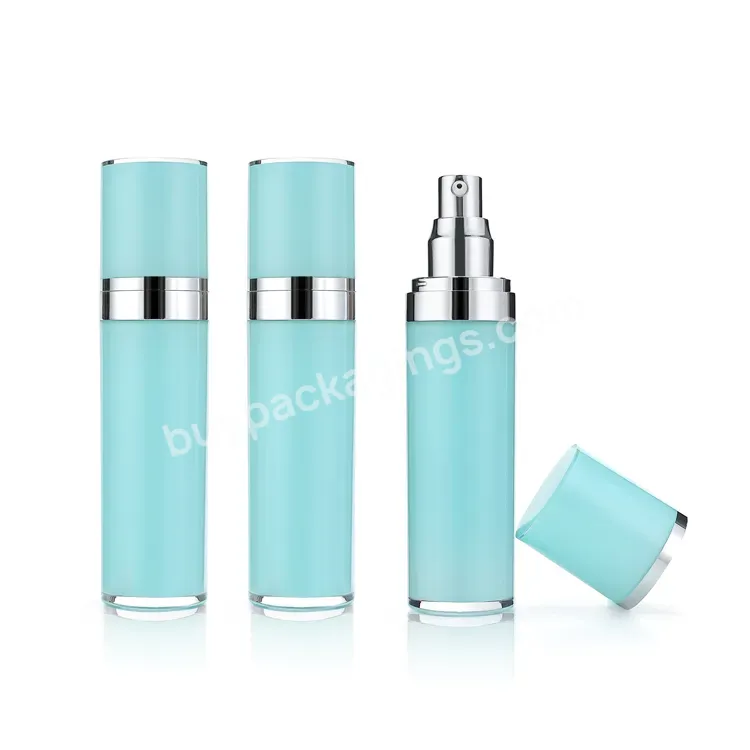 50ml Acrylic Lotion Airless Pump Bottle Plastic Cosmetic Packaging Container