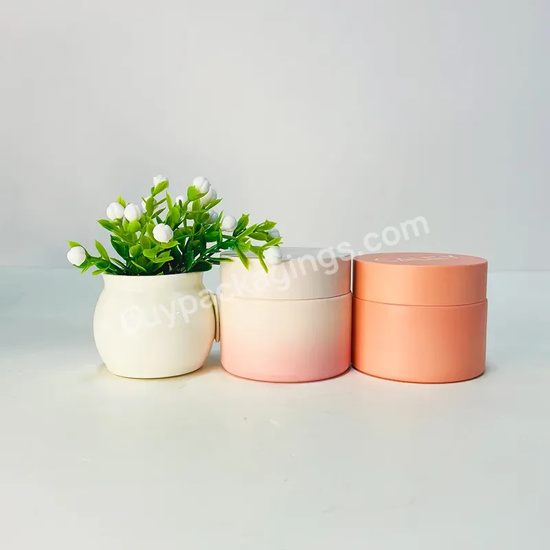 50ml Cosmetic Cream Packaging Skin Care Face Cream Pink Glass Jar 50gram - Buy Gold Cosmetic Container 30 50 G 50 100 120 Ml 1 4 Fl Oz Custom Cream Jar,Cosmetic Container Jar Glass Jar Cream,Custom Cosmetic Containers.