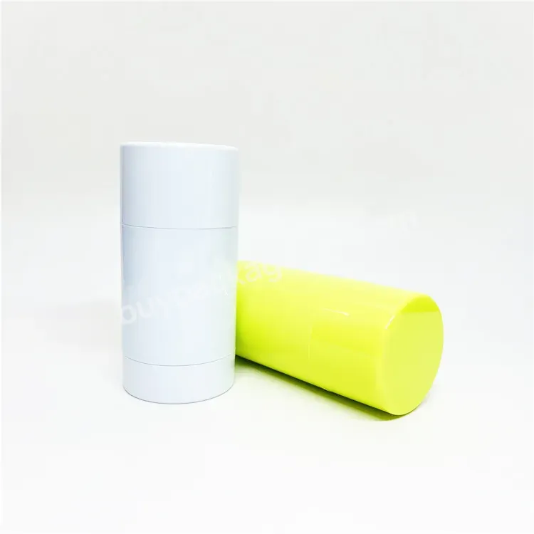 50ml Empty Stick Container Antiperspirant Solid Stick Balm Body Refill Deodorant Stick Bottle Matte White