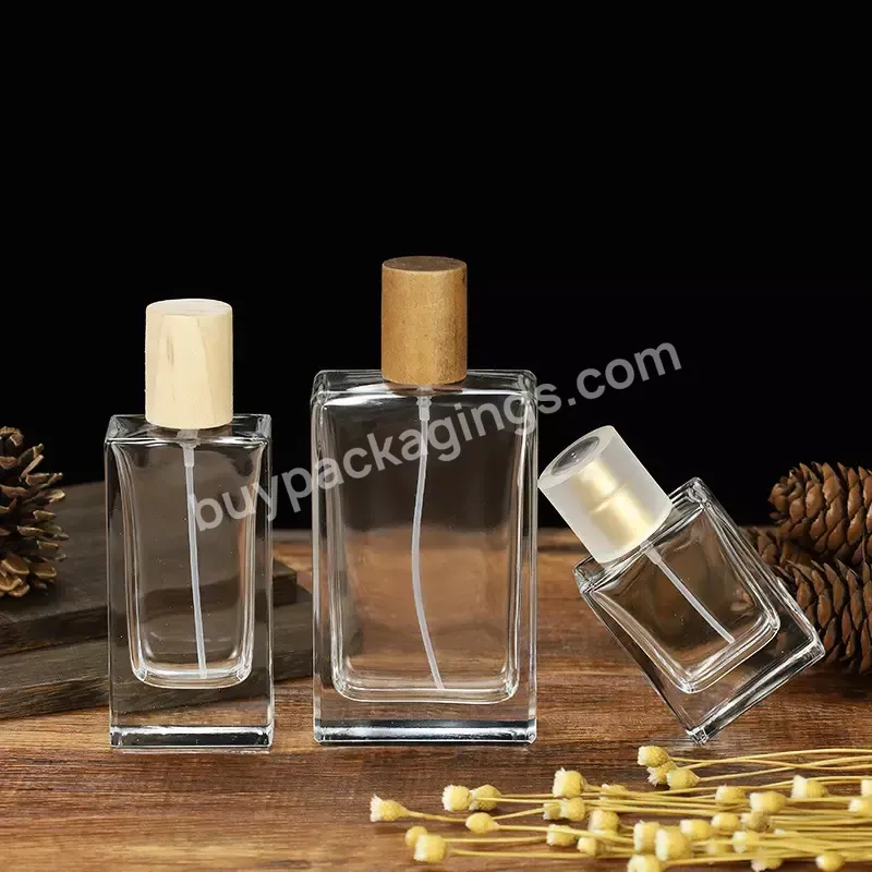 50ml Perfume Bottle With Wood Cap