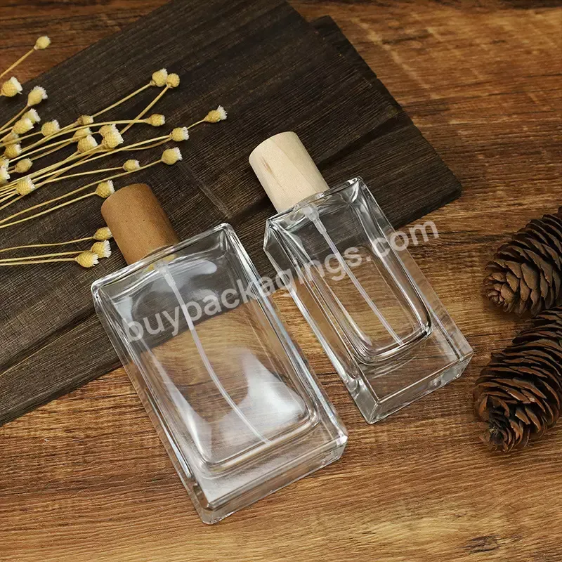 50ml Perfume Bottle With Wood Cap