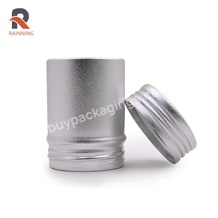 50ml Round Aluminum Tin Cans 1.7oz Round Metal Tin Container Screw Top Steel Tin Cans Cosmetic Sample