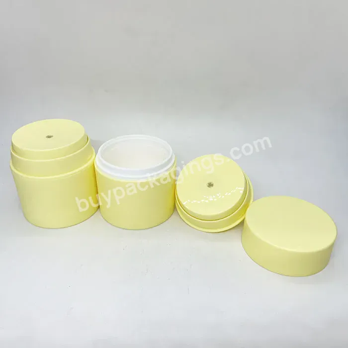 50ml White Moisturizer Cosmetic Vacuum Packaging Airless Cream Jar With Cap For Face Cream - Buy Airless Pump Jar,Cosmetic Vacuum Bottle,Serum Bottle.