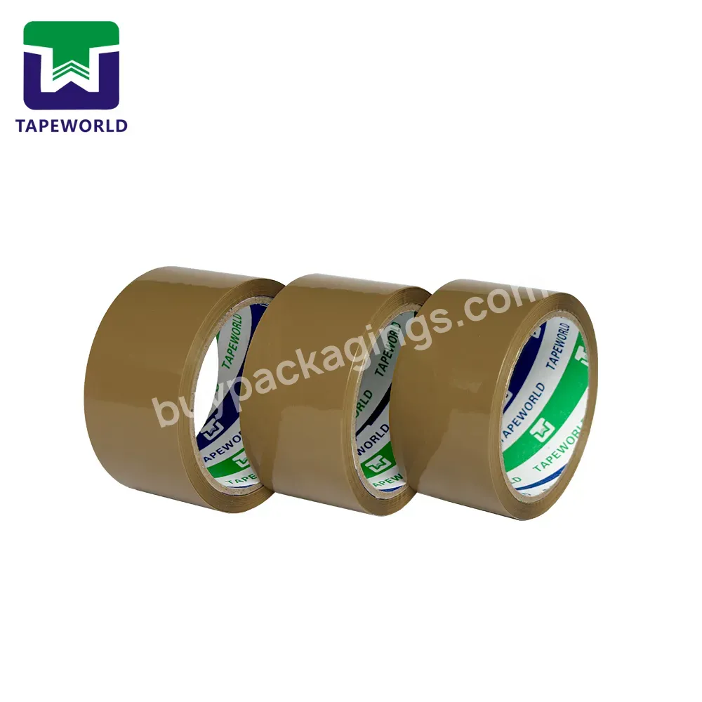 50mm X 66m Sealing Tape / Buff Tape Waterproof Extra Strong Acrylic Gummy Glue Low Noise Polypropylene Packing Tape For Mailing