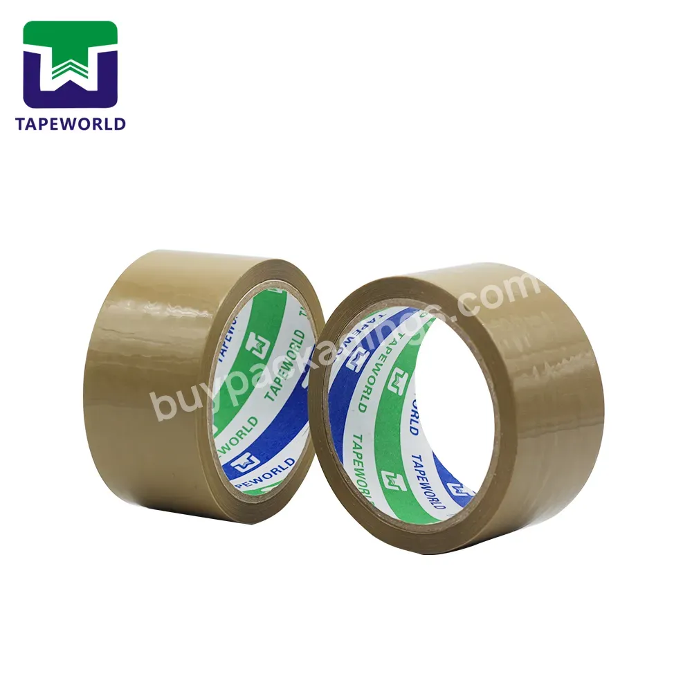 50mm X 66m Sealing Tape / Buff Tape Waterproof Extra Strong Acrylic Gummy Glue Low Noise Polypropylene Packing Tape For Mailing