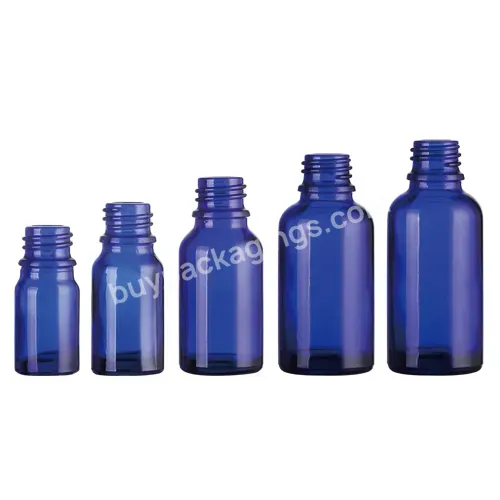 5/10/15/20/30/50/100ml Cobalt Blue Essential Oil Glass Dropper Bottle For Cosmetic Packaging Manufacturer