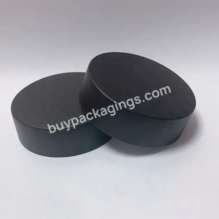 53-400 Crc Cap Supplier No Ribbed Frosted Surface White Black With Pe Foam Liner For Pet Glass Bottle