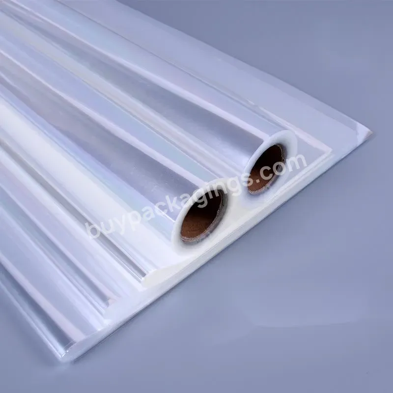 54cm*54cm 36mic Clear Cellophane Paper Sheet Glassine Cling Film Gift Wrapping Paper For Packing Gift Basket