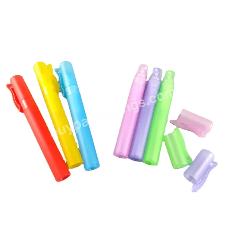 5/8/10ml Empty Plastic Perfume Bottle Atomizer Spray Tube Mini Travel Refillable Bottle Perfume Pen Empty Tube