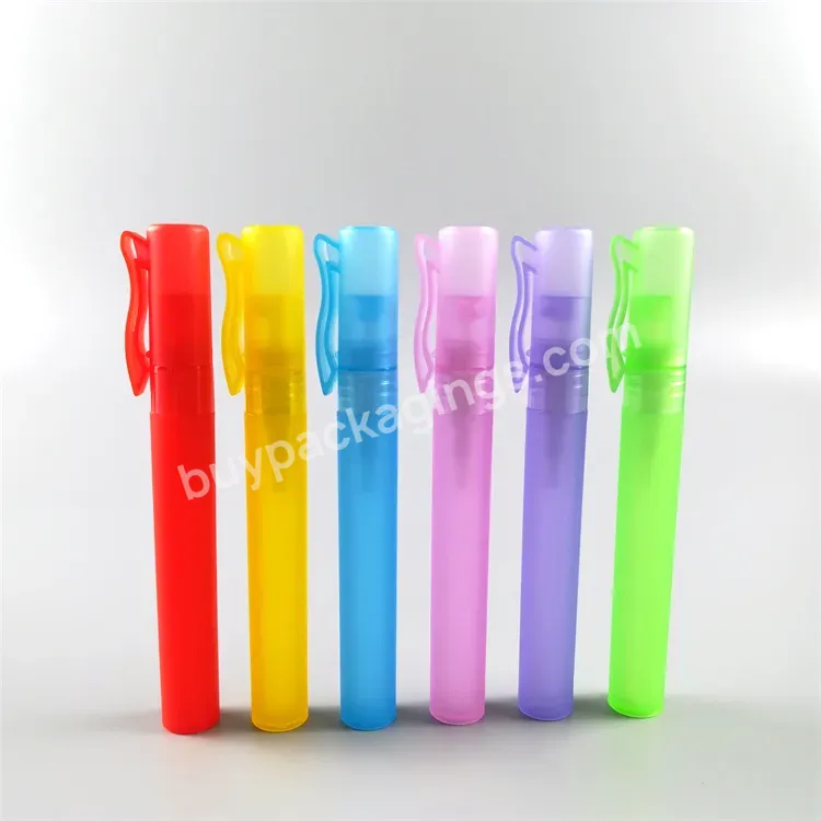 5/8/10ml Empty Plastic Perfume Bottle Atomizer Spray Tube Mini Travel Refillable Bottle Perfume Pen Empty Tube