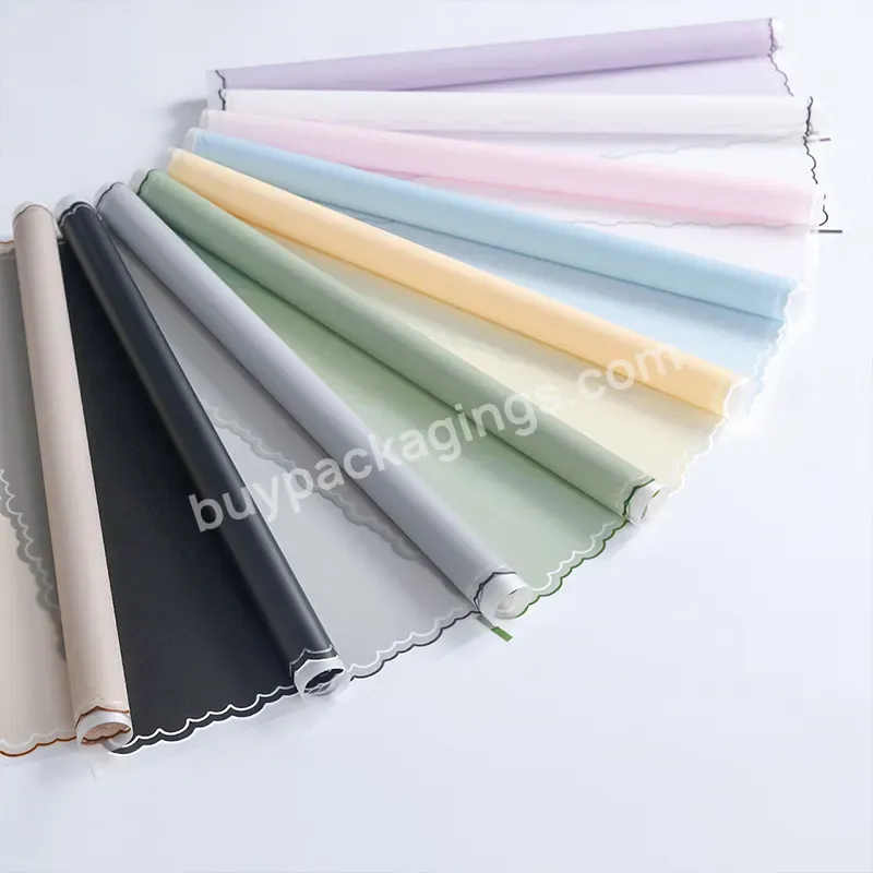 58*58cm/pcs Small Hanky Design Printed Waterproof Opp Plastic Film Flower Wrapping Paper Gift Wrap Paper