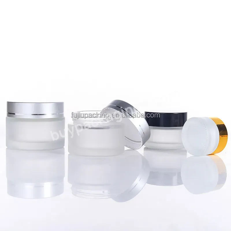 5g 10g 15g 20g 30g 1oz 50g 100g 200g Frosted Matte Cosmetic Face Cream Glass Jar