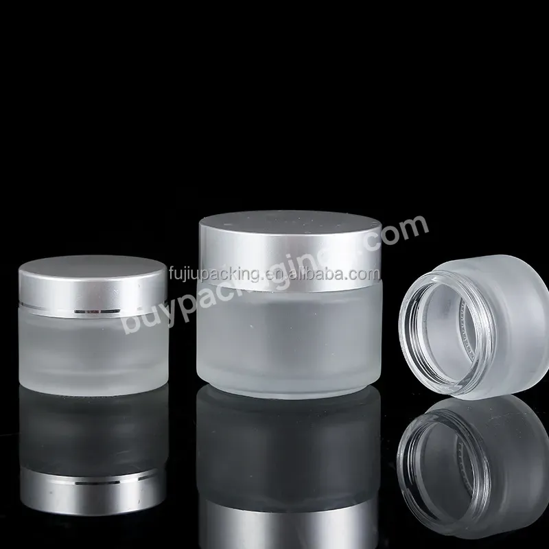 5g 10g 15g 20g 30g 1oz 50g 100g 200g Frosted Matte Cosmetic Face Cream Glass Jar