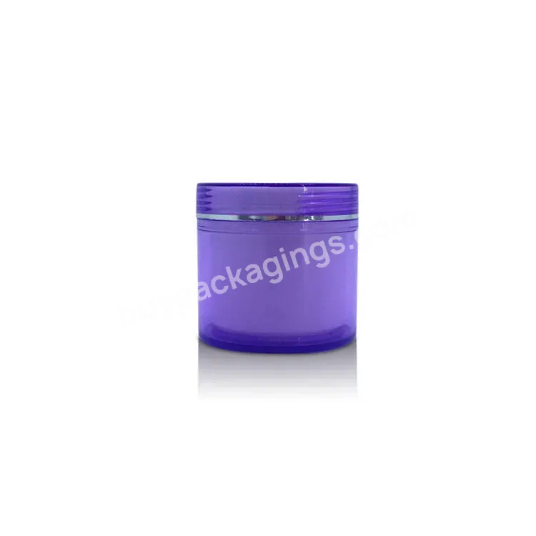 5g 10g 15g 20g 30g 50g Cosmetic Jars Pet Luxury Round Double Wall Plastic Acrylic Skin Care Cream Jar