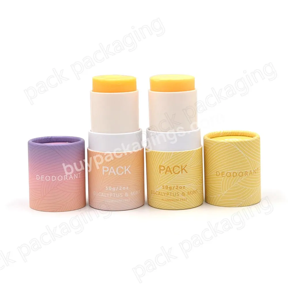 5g 15g 50g high quality empty round twist up deodorant stick