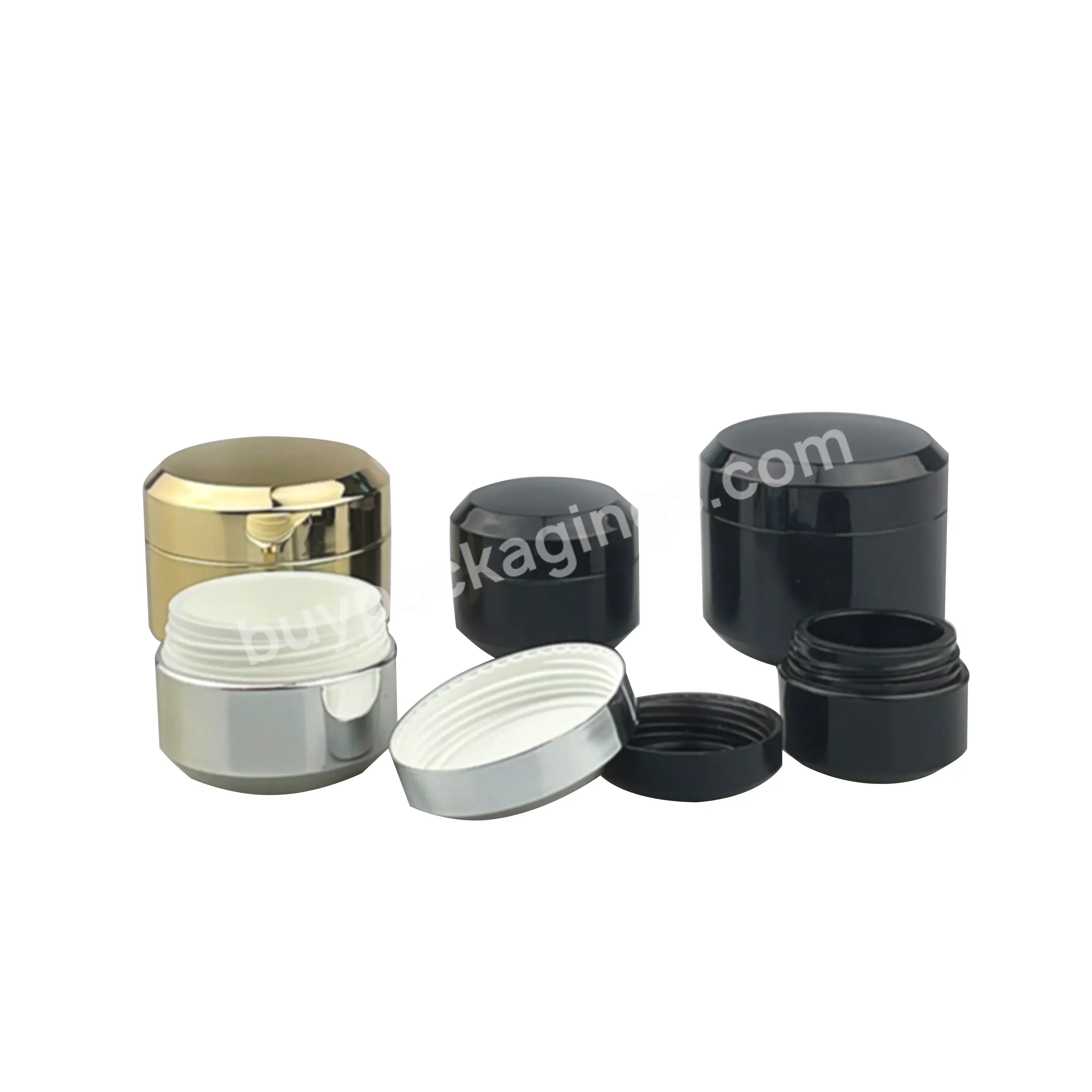 5g 8g 10g 15g 30g Pp Cosmetic Jar Recycled Plastic Cosmetic Jars Black Cream Jar