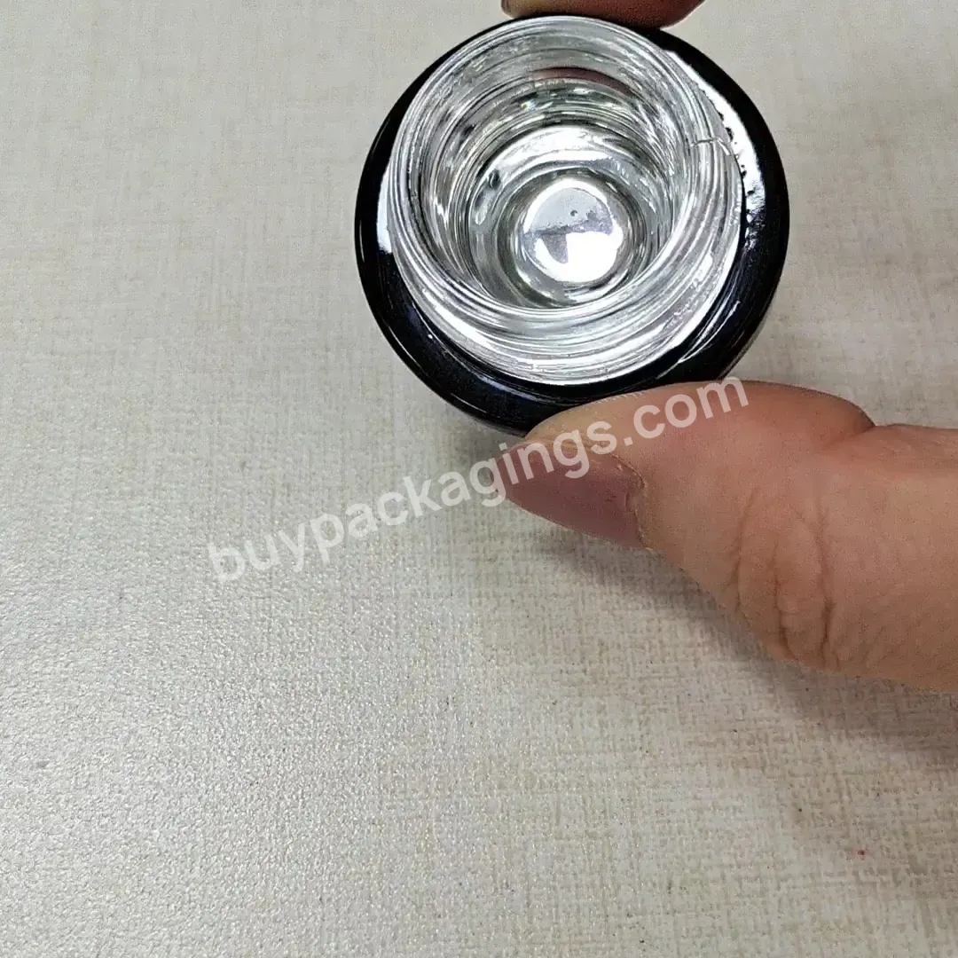 5g 9g Electroplate Glossy Fresh Extract Concentrate Glass Jar With Child Resistant Lid