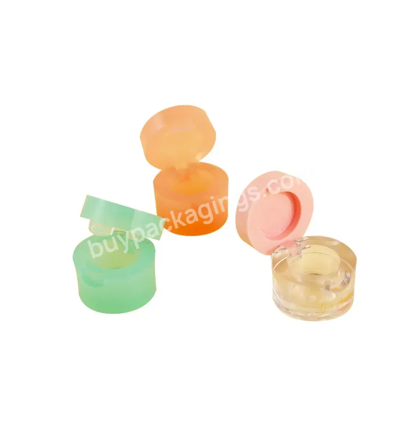 5g Hot Sale Round Clamshell Lip Film Jar Highlighter Blush Subpackaging Jar Lipstick Mini Cream Trial Fill Empty Jar