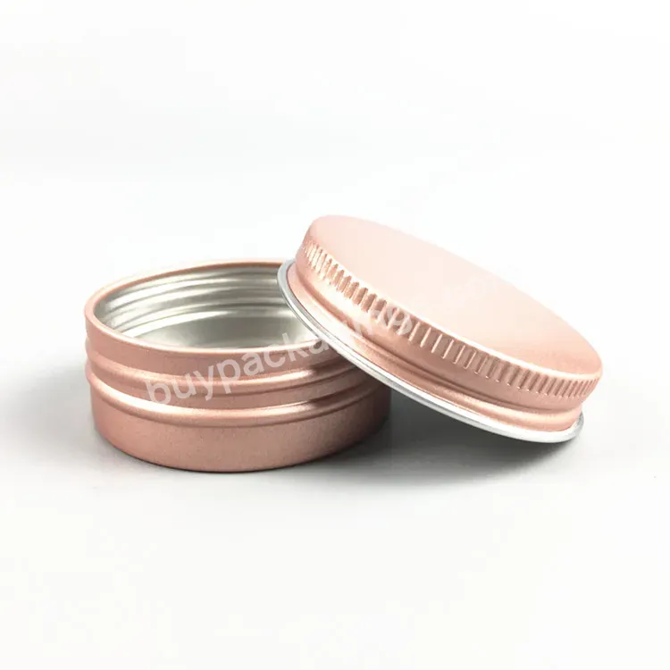 5g,10g,15g,30g,50g,100g Aluminum Tin Jars Aluminum Cosmetic Jar Metal Tin Jar With Screw Lid