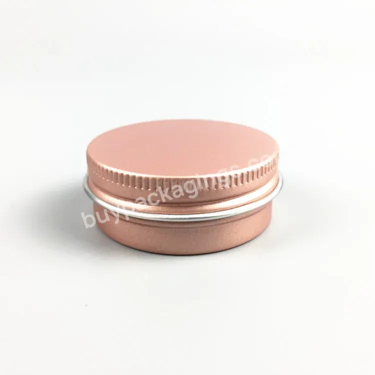 5g,10g,15g,30g,50g,100g Aluminum Tin Jars Aluminum Cosmetic Jar Metal Tin Jar With Screw Lid